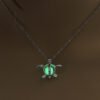 Moon Glowing Stone Healing Necklace – Luminous Pendant for Women